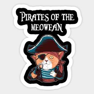 Cat Pirate Sticker